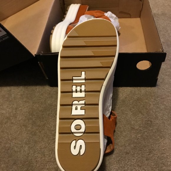 SOREL Cameron Flatform Suede Sports Sandals-Desert Sun-Women’s Size 9.5 - Picture 4 of 6